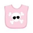 thumbnail image 1 of Inktastic Skull Design Boys or Girls Baby Bib, 1 of 4