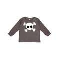 thumbnail image 1 of Inktastic Skull Design Boys or Girls Long Sleeve Toddler T-Shirt, 1 of 5