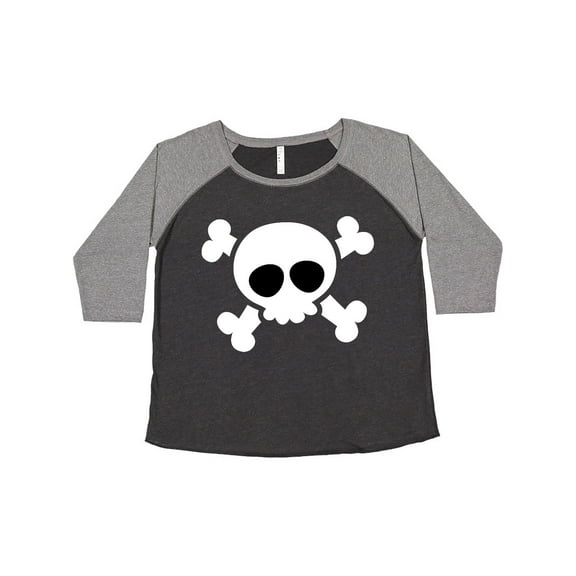 Inktastic Skull Design Women's Plus Size T-Shirt