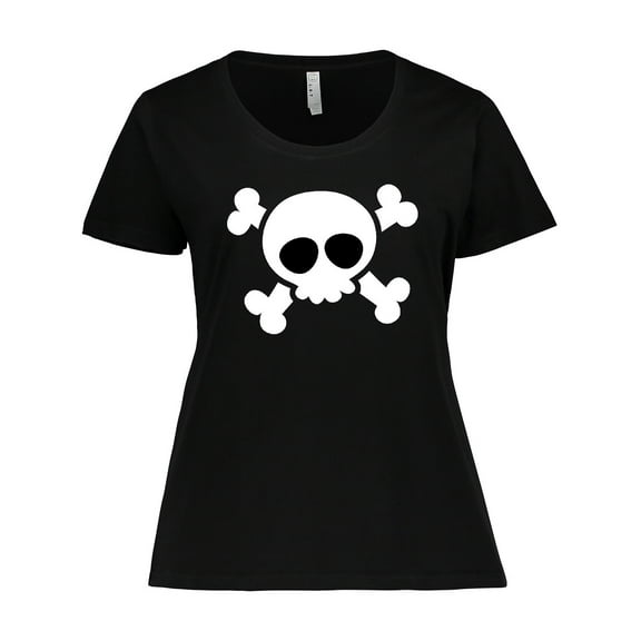 Inktastic Skull Design Women's Plus Size T-Shirt