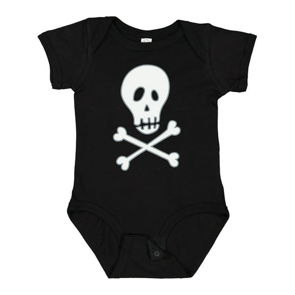Inktastic Skull and Crossbones Boys or Girls Baby Bodysuit