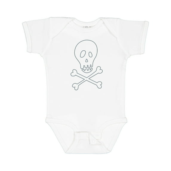 Inktastic Skull and Crossbones Boys or Girls Baby Bodysuit