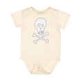 thumbnail image 1 of Inktastic Skull and Crossbones Boys or Girls Baby Bodysuit, 1 of 5