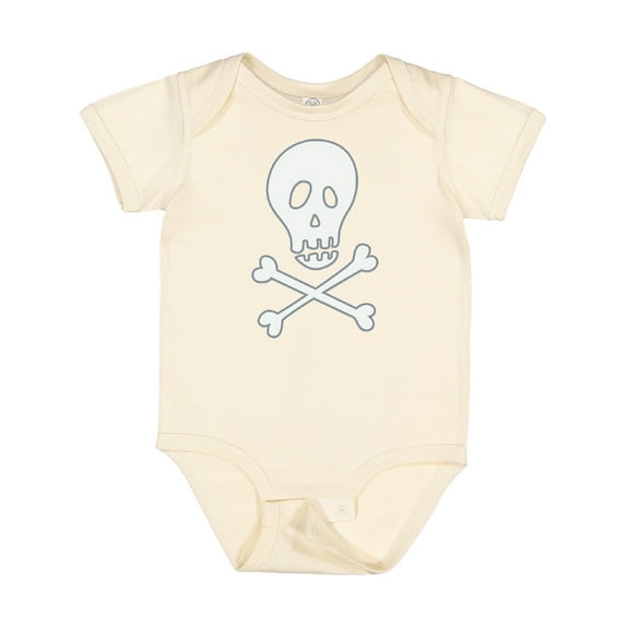 Inktastic Skull and Crossbones Boys or Girls Baby Bodysuit