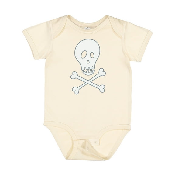Inktastic Skull and Crossbones Boys or Girls Baby Bodysuit