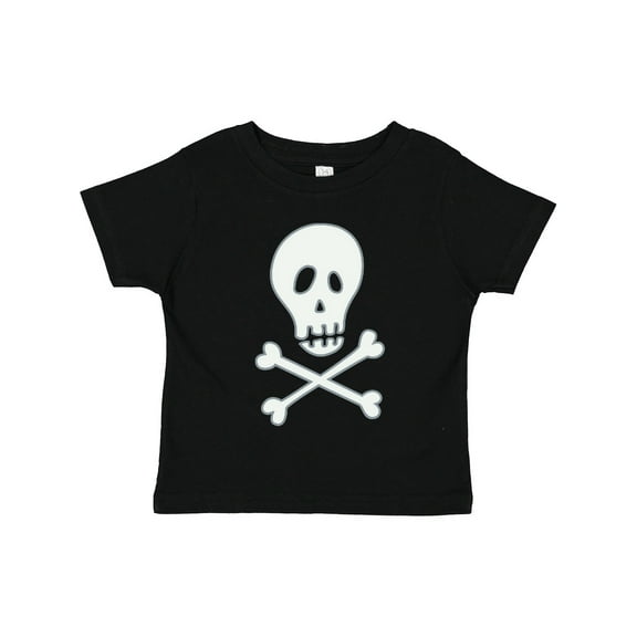 Inktastic Skull and Crossbones Boys or Girls Toddler T-Shirt
