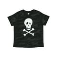 thumbnail image 1 of Inktastic Skull and Crossbones Boys or Girls Toddler T-Shirt, 1 of 5