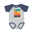 thumbnail image 1 of Inktastic Skydiving Eat Sleep Skydive Repeat Boys or Girls Baby Bodysuit, 1 of 5