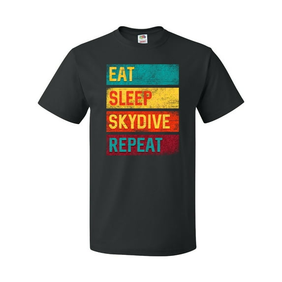 Inktastic Skydiving Eat Sleep Skydive Repeat T-Shirt