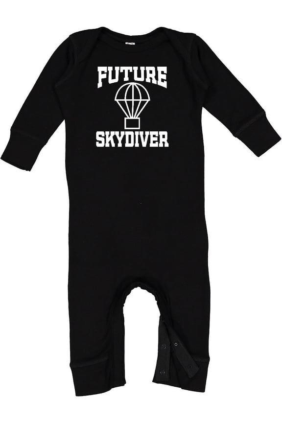 Skydiving Future Skydiver Baby Romper Coveralls