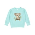 thumbnail image 1 of Inktastic Sleepy Koala Toddler Sweatshirt, 1 of 4