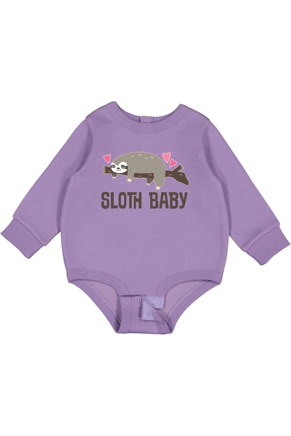 Sloth Baby Baby Fleece Bodysuit