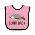 thumbnail image 1 of Inktastic Sloth Baby Boys or Girls Baby Bib, 1 of 4