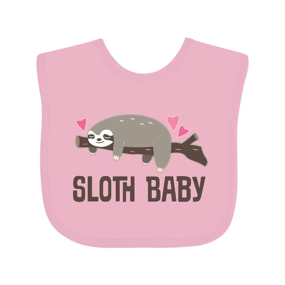 Inktastic Sloth Baby Boys or Girls Baby Bib