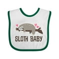 thumbnail image 1 of Inktastic Sloth Baby Boys or Girls Baby Bib, 1 of 4