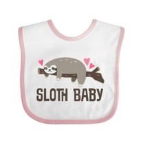 Inktastic Sloth Baby Boys or Girls Baby Bib