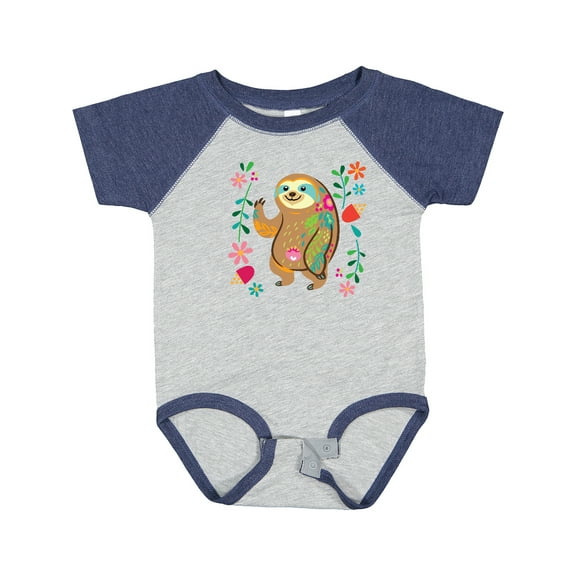 Inktastic Sloth Cute for Girls Girls Baby Bodysuit