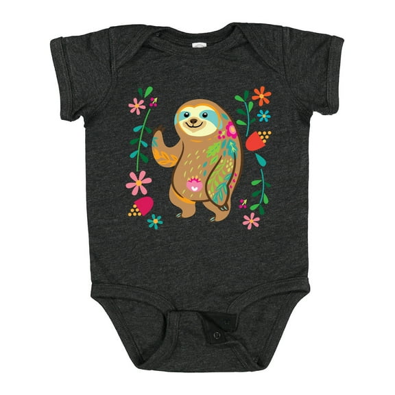 Inktastic Sloth Cute for Girls Girls Baby Bodysuit