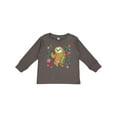 thumbnail image 1 of Inktastic Sloth Cute for Girls Girls Long Sleeve Toddler T-Shirt, 1 of 5