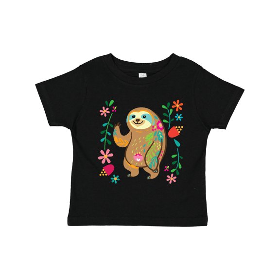 Inktastic Sloth Cute for Girls Girls Toddler T-Shirt