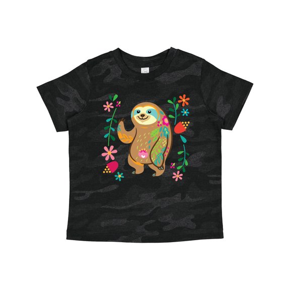 Inktastic Sloth Cute for Girls Girls Toddler T-Shirt