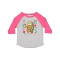thumbnail image 1 of Inktastic Sloth Cute for Girls Girls Toddler T-Shirt, 1 of 5