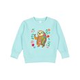thumbnail image 1 of Inktastic Sloth Cute for Girls Toddler Sweatshirt, 1 of 4
