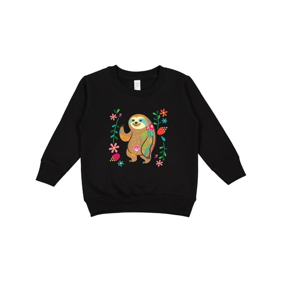 Inktastic Sloth Cute for Girls Toddler Sweatshirt