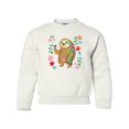 thumbnail image 1 of Inktastic Sloth Cute for Girls Youth Sweatshirt, 1 of 4