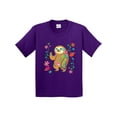 thumbnail image 1 of Inktastic Sloth Cute for Girls Youth T-Shirt, 1 of 5