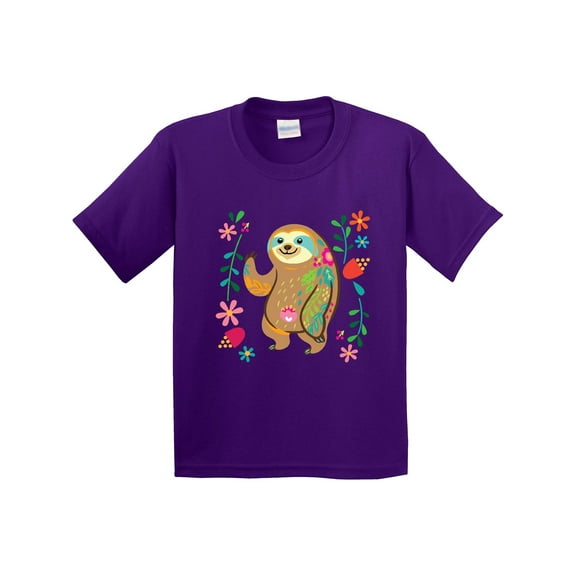 Inktastic Sloth Cute for Girls Youth T-Shirt