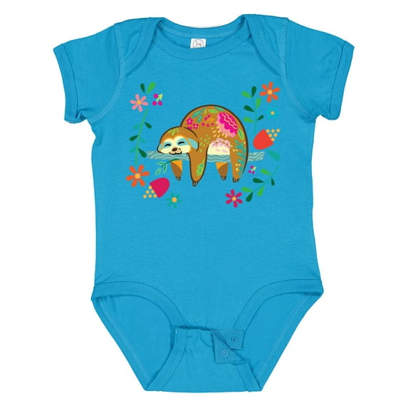 Inktastic Sloth Gifts for Girls Girls Baby Bodysuit