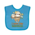 thumbnail image 1 of Inktastic Sloth I Love My Babushka Boys or Girls Baby Bib, 1 of 4