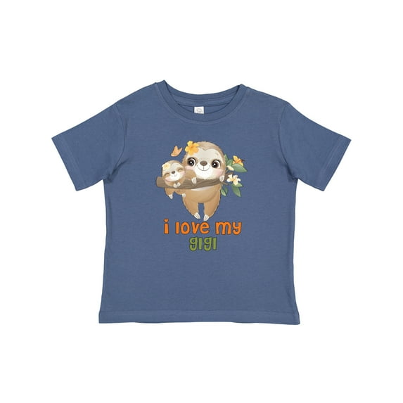 Inktastic Sloth I Love My Gigi Boys or Girls Baby T-Shirt