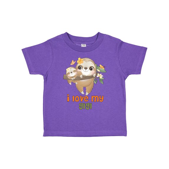 Inktastic Sloth I Love My Gigi Boys or Girls Toddler T-Shirt