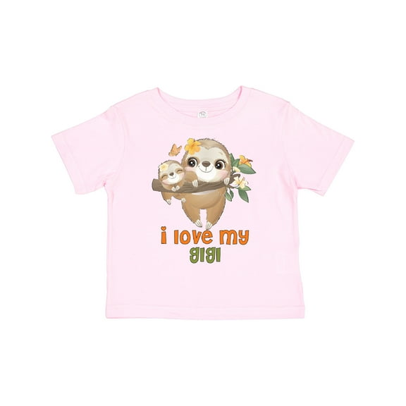 Inktastic Sloth I Love My Gigi Boys or Girls Toddler T-Shirt
