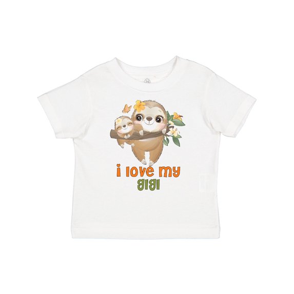 Inktastic Sloth I Love My Gigi Boys or Girls Toddler T-Shirt