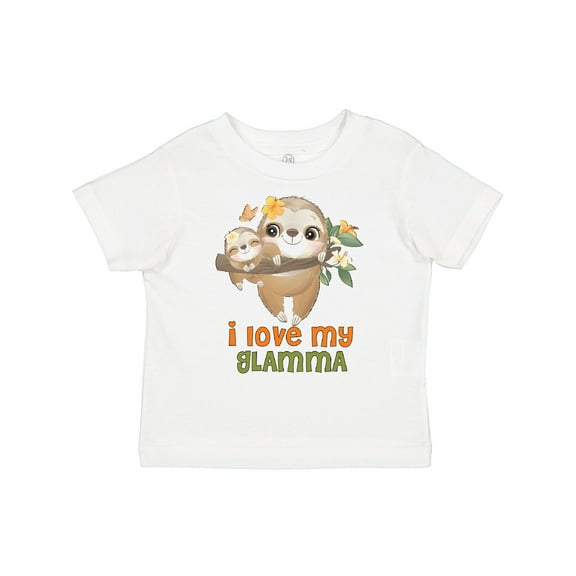Inktastic Sloth I Love My Glamma Boys or Girls Toddler T-Shirt