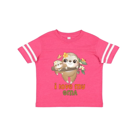 Inktastic Sloth I Love My Oma Boys or Girls Toddler T-Shirt