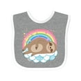 thumbnail image 1 of Inktastic Sloth Lover Cute Animal Girls Baby Bib, 1 of 4