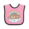 thumbnail image 1 of Inktastic Sloth Lover Cute Animal Girls Baby Bib, 1 of 4