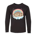 thumbnail image 1 of Inktastic Sloth Lover Cute Animal Long Sleeve Youth T-Shirt, 1 of 5