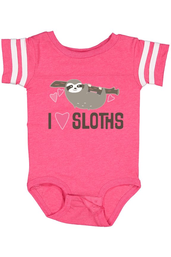 Sloth Lover Rain Forest Girls Baby Bodysuit