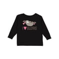 thumbnail image 1 of Inktastic Sloth Lover Rain Forest Girls Long Sleeve Toddler T-Shirt, 1 of 5