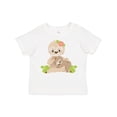 thumbnail image 1 of Inktastic Sloth Mom with Baby Sloth and Flowers Boys or Girls Toddler T-Shirt, 1 of 5