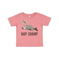 thumbnail image 1 of Inktastic Sloth Nap Champ New Baby Boys or Girls Baby T-Shirt, 1 of 5