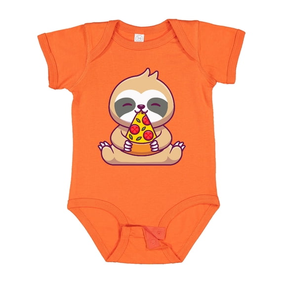Inktastic Sloth Pizza Boys or Girls Baby Bodysuit