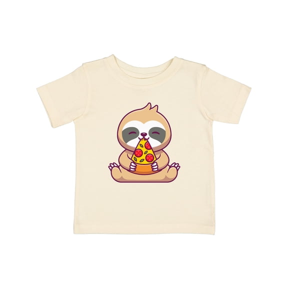 Inktastic Sloth Pizza Boys or Girls Baby T-Shirt