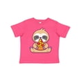 thumbnail image 1 of Inktastic Sloth Pizza Boys or Girls Toddler T-Shirt, 1 of 5