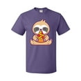 thumbnail image 1 of Inktastic Sloth Pizza T-Shirt, 1 of 5